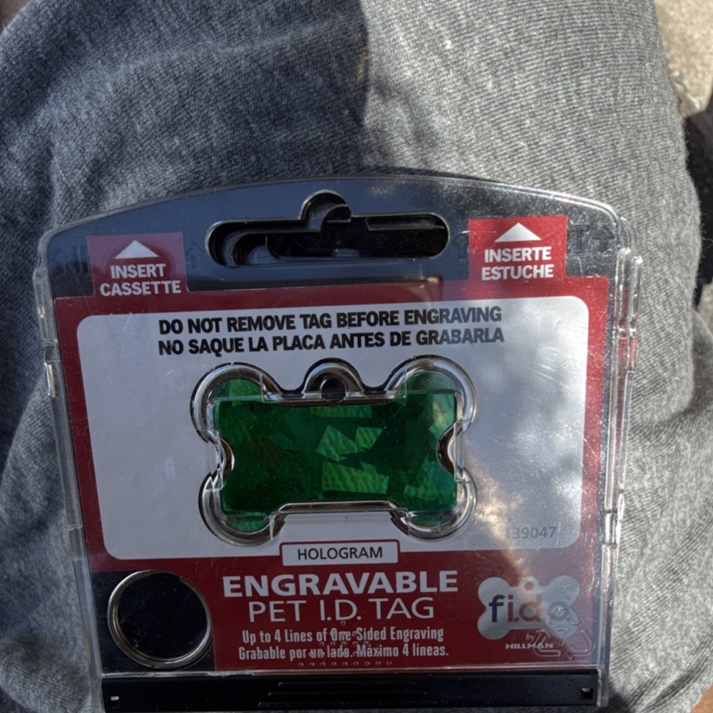 Fido by Hillman Engravable Personalized Pet ID Bundle 10ct