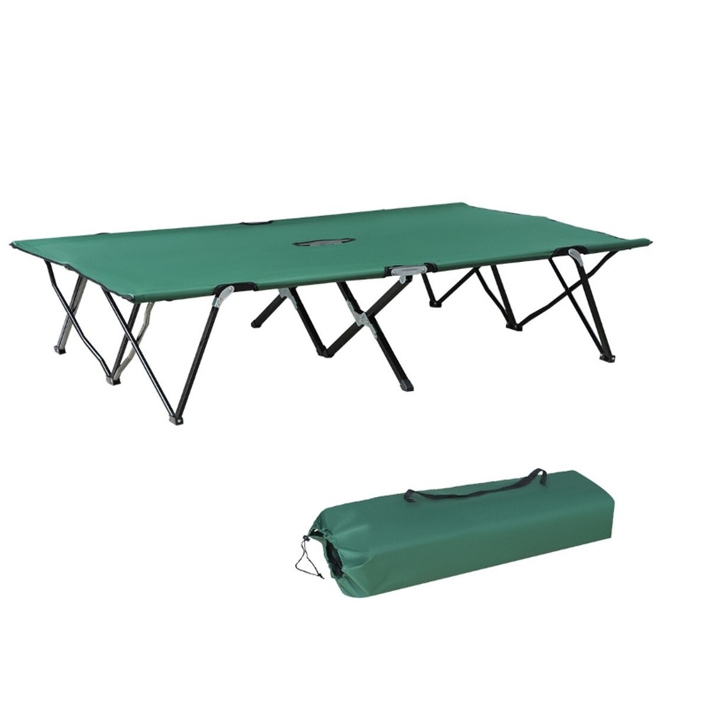 Folding Camping Chairs Camping Cot Green
