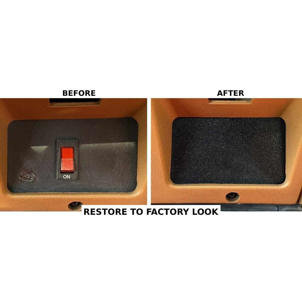 Replacement Dash Switch Bezel for 1987-1995 Jeep YJ, Black Dashboard Panel Mount