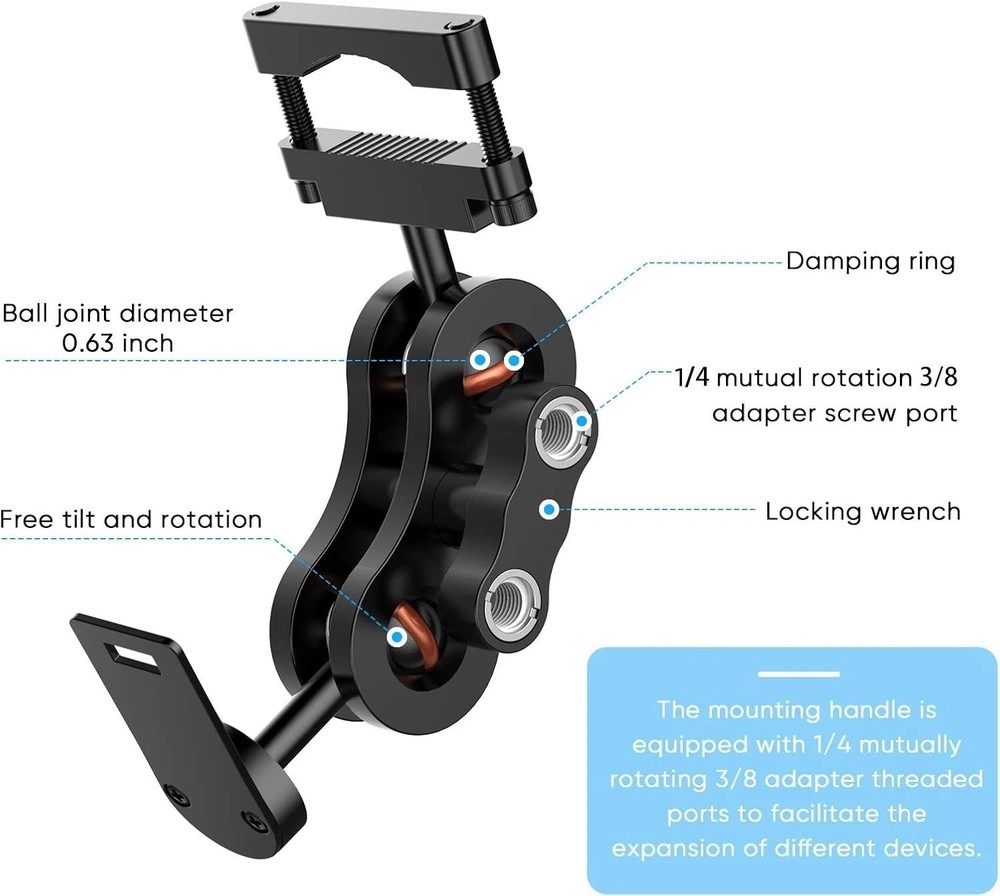 Durable Aluminum Radar Detector Mount for Uniden Models – Adjustable & Secure