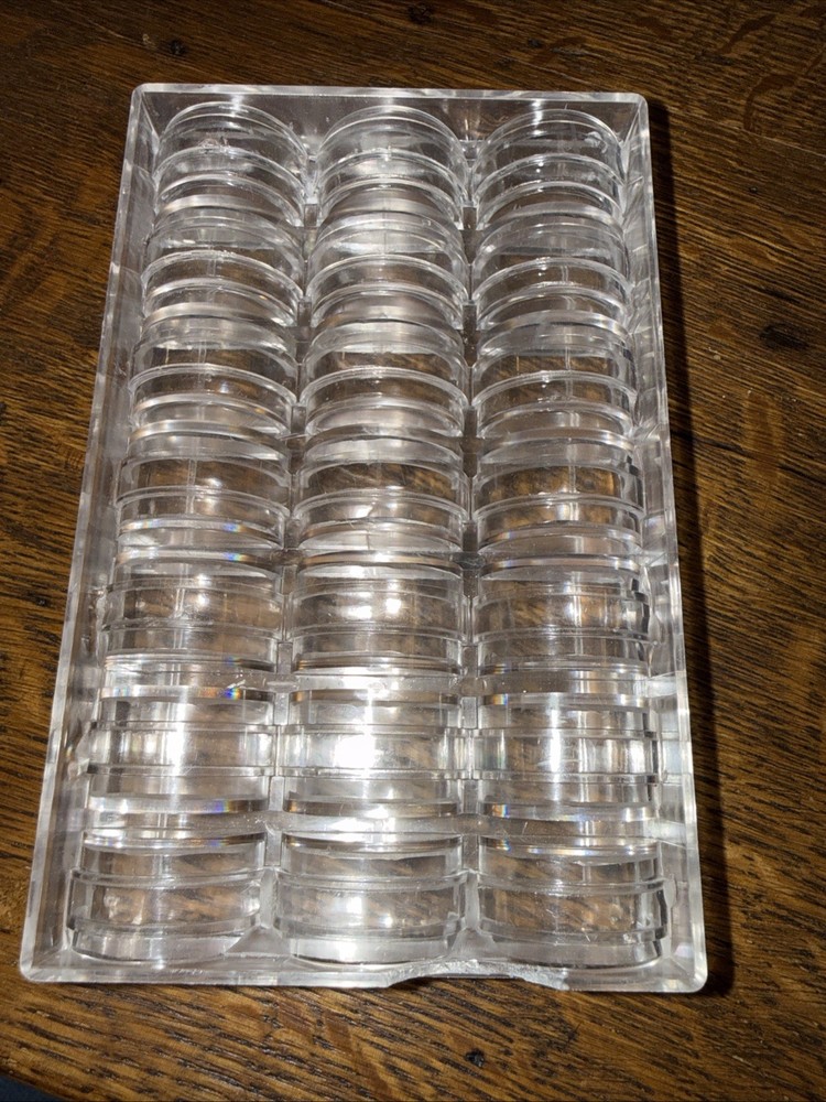 Bobbin Box 21 Compartments Clear Plastic - Sewing Thread Storage 🧵 —————————