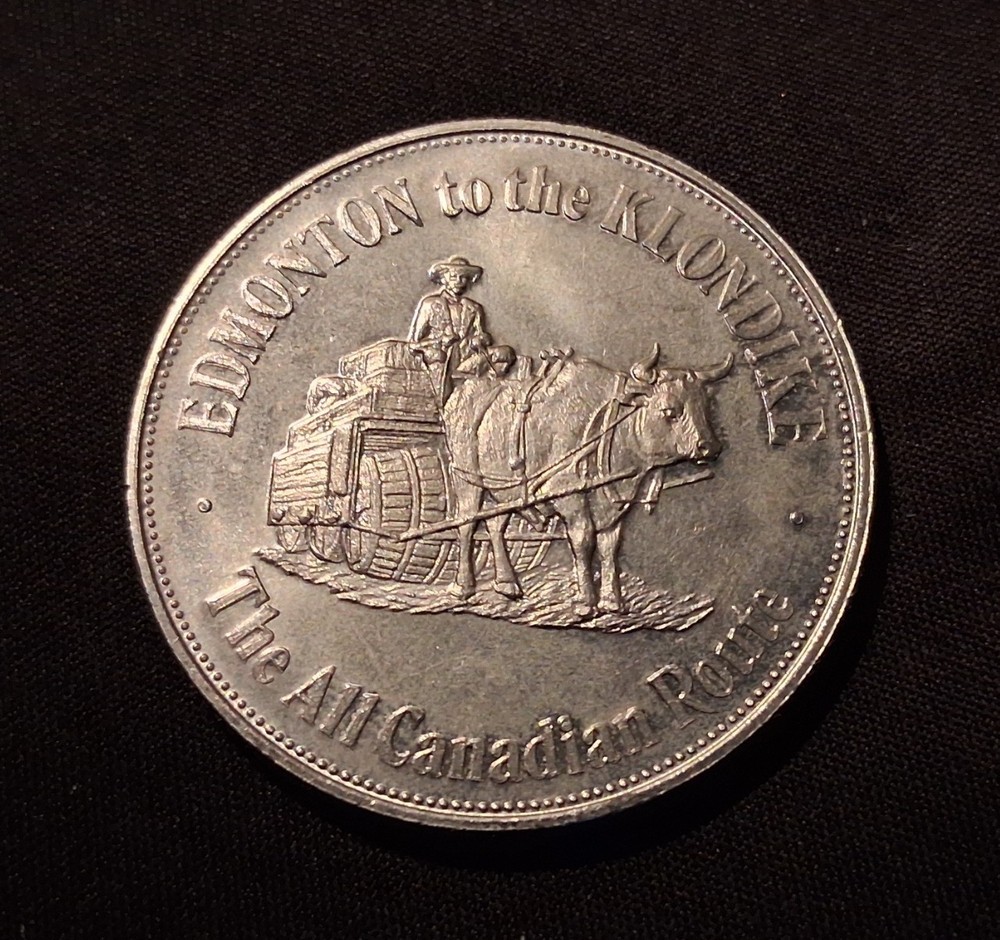 1977 Edmonton, AB Klondike Days Trade Dollar