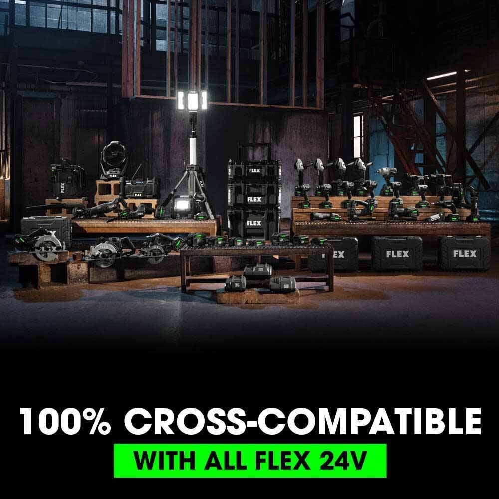 Flex FX3171A-Z 24V 5" Variable Speed Angle Grinder w/ Paddle Switch (Bare Tool)