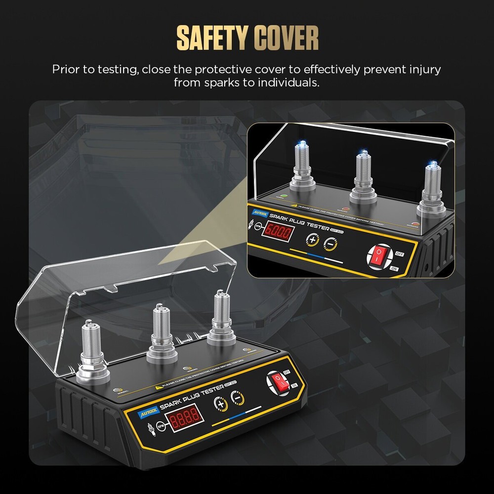 3 Holes Car Spark Plug Tester Gasoline Ignition Plug Analyzer Diagnostic Tool