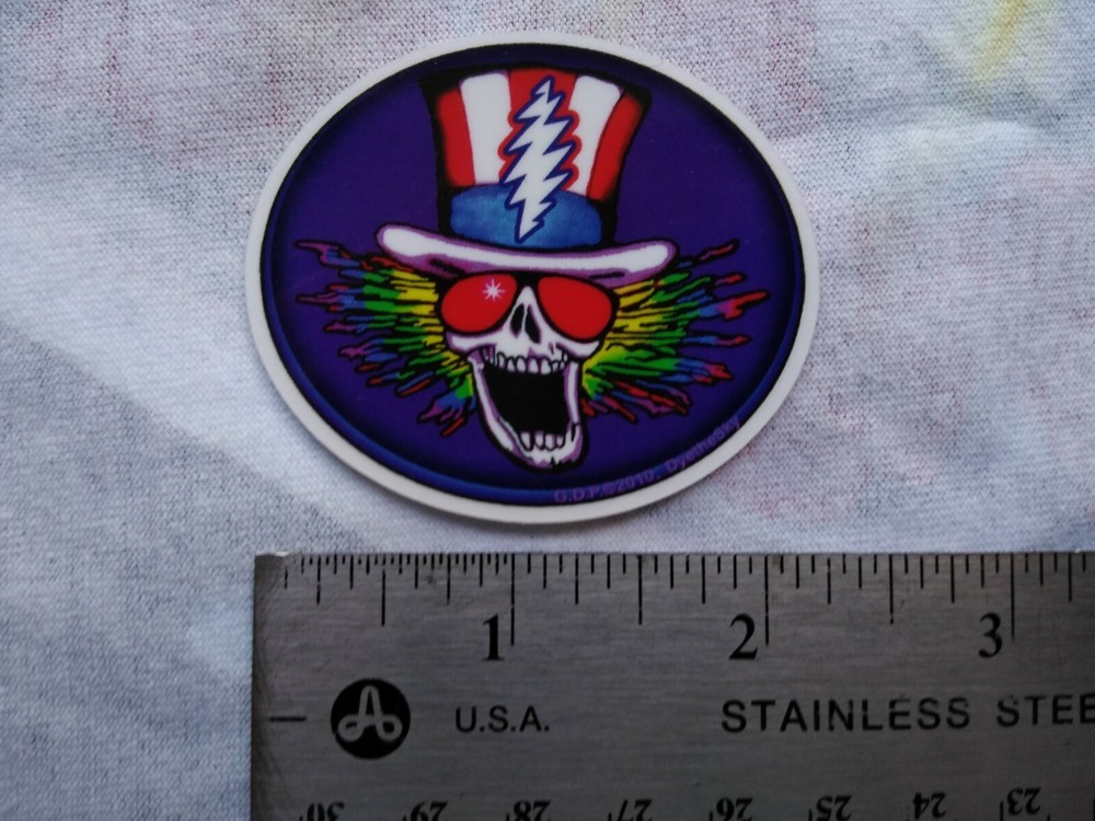 Grateful Dead Psycle Sam MINI 2 x 2.25 Inch Sticker