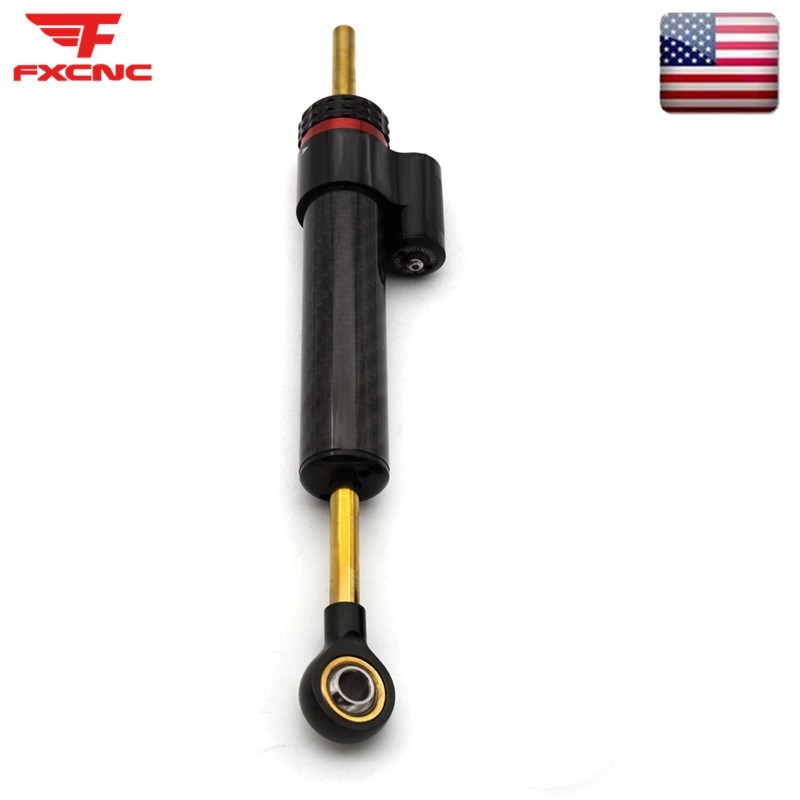 Carbon Fiber Universal Steering Damper Linear Stabilizer Reversed Adjustable