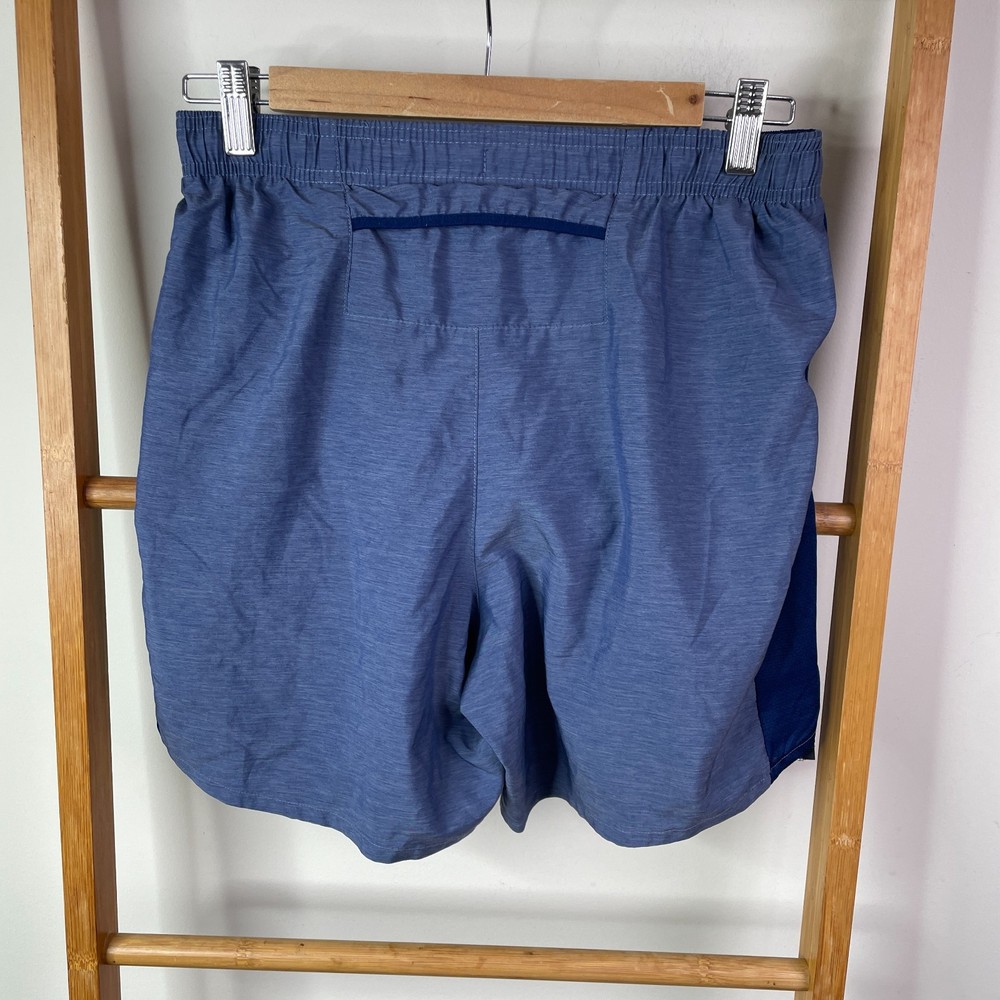 Nike Challenger Shorts Mens Medium Blue Running Training Athletic Drawstring