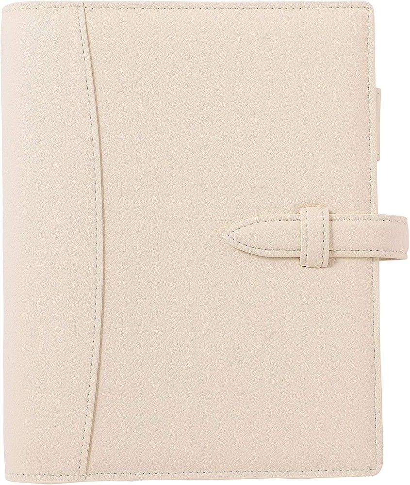 Franklin Planner Compact size Light grayish binder Split Leather Bible Size