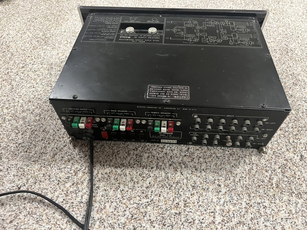 McIntosh c26 Solid State Preamplifier
