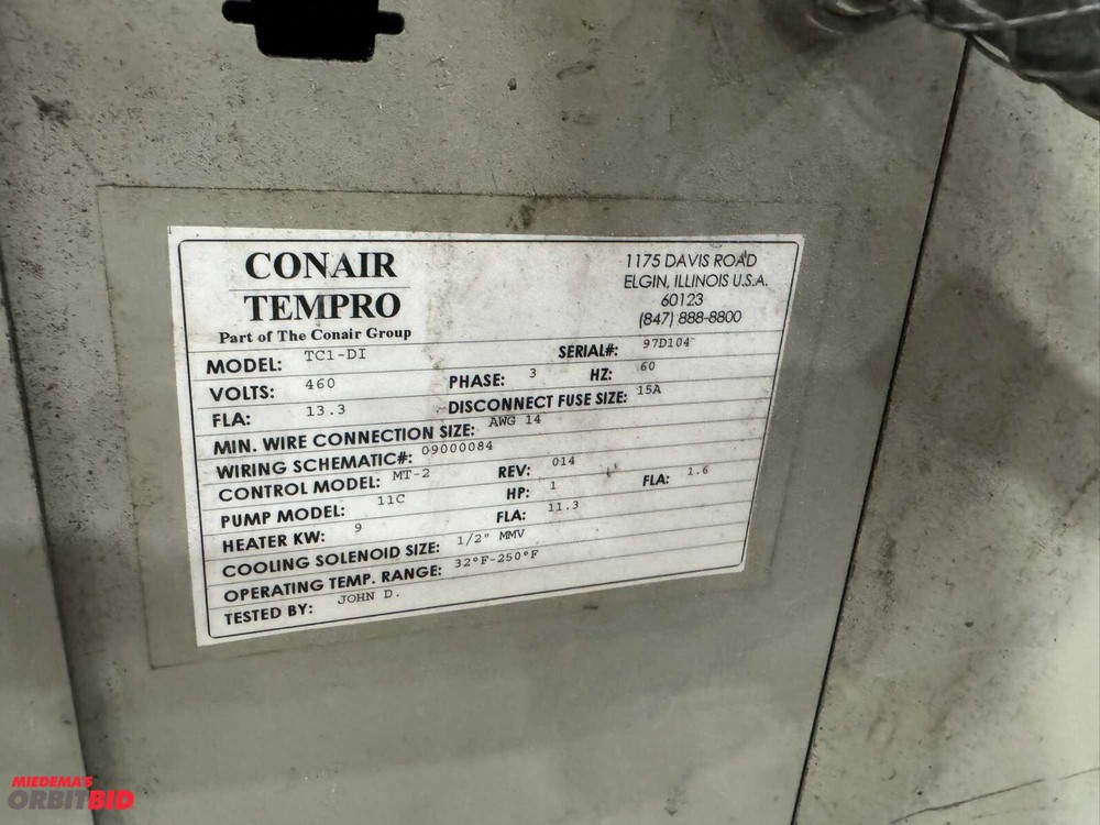 Conair Tempro Thermolator water temperature controller TC1-DI