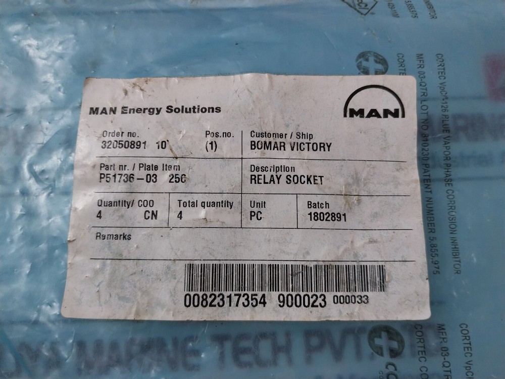Omron P2RF-08-E Relay Socket P51736-03 250