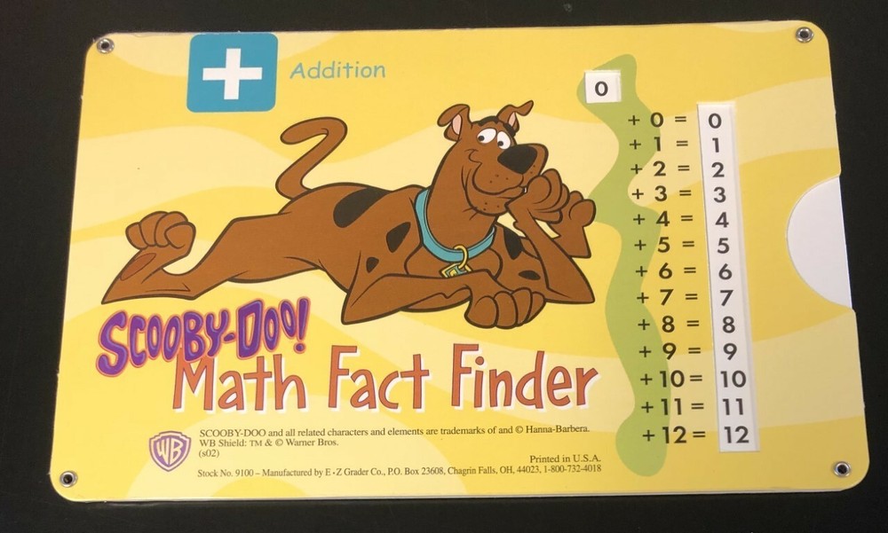 Addition / Subtraction Scooby Doo Math Fact Finder