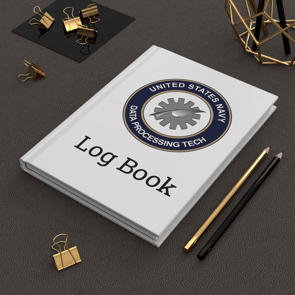 US Navy Data Processing Technician Rating Log Book DP Emblem Journal