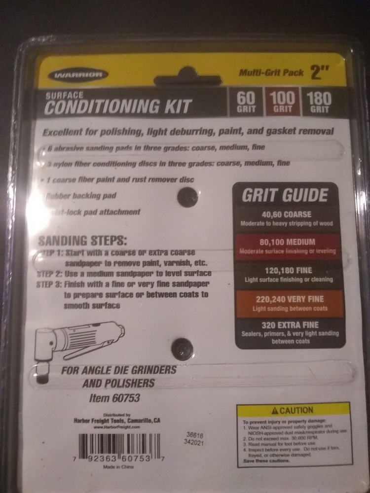 Warrior Surface Conditioning Tool Kit