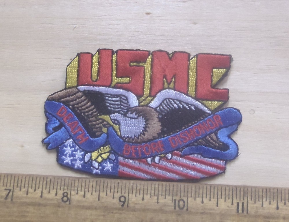 USMC Death Before Dishonor Embroidered Patch