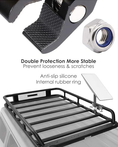 Upgrade Starlink Mounting Kit, Adjustable Antenna Bracket for Starlink Silver