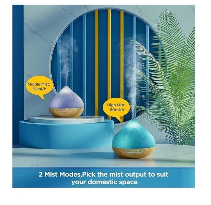 Essential Oil Diffuser for Home: 500ML Aroma Diffuser