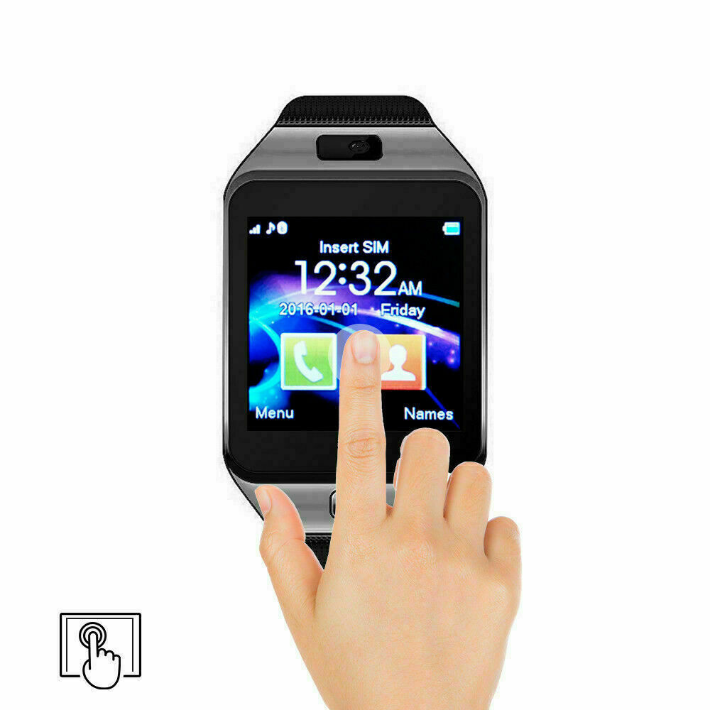 Bluetooth Smart Watch w/Camera Waterproof Phone Mate For Android Samsung iPhone