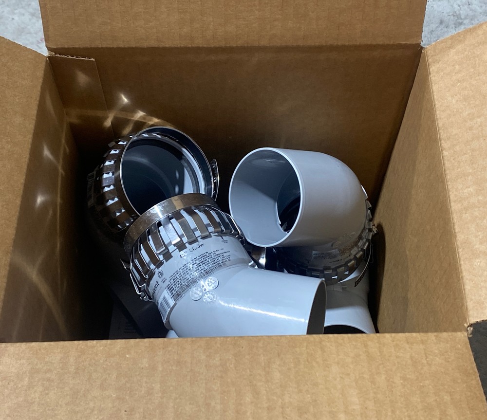 DuraVent PolyPro 3PPS-E45C - 3" Single Wall PP - Elbow 45 Degree Qty:6 New