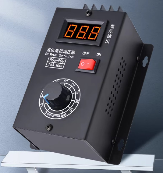 PWM DC Motor Speed Controller, High Precision DC 6-90V 15A DC Motor Controller