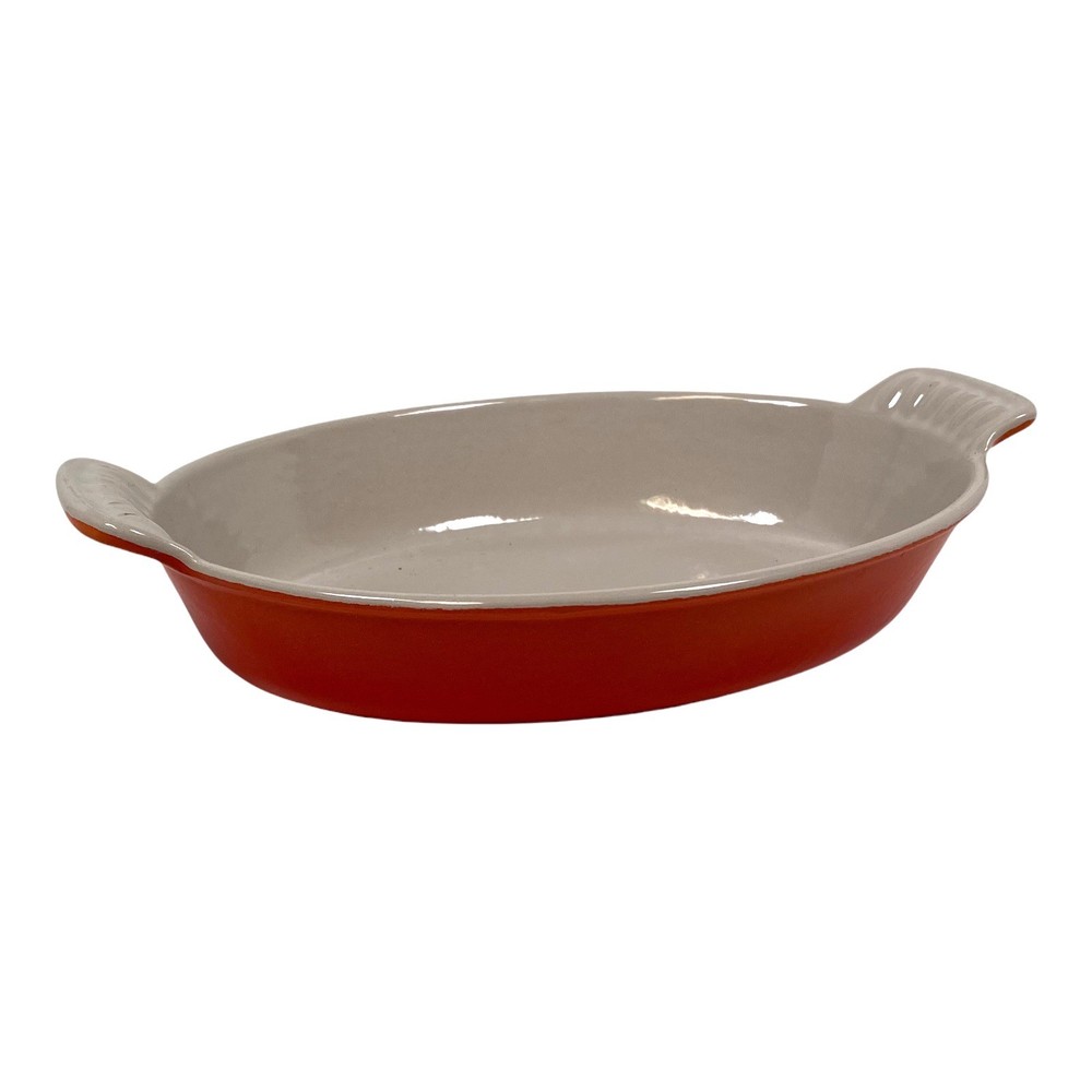 Le Creuset Stoneware Fire Red 9 1/4" Oval Baking Dish