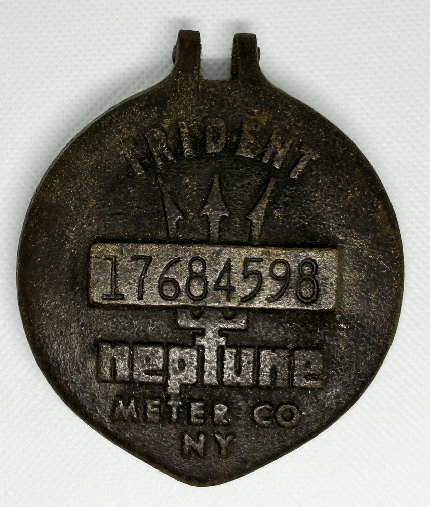 Trident Neptune Meter Co NY Cap Vintage