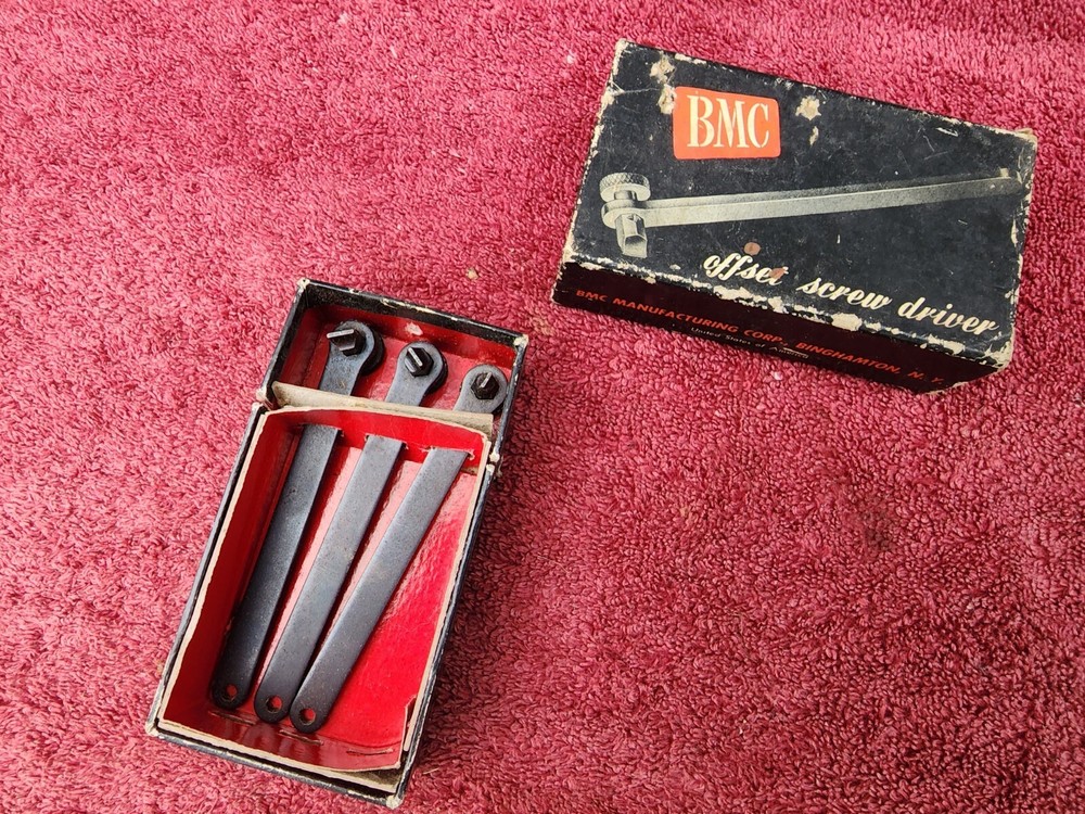 Vintage BMC Phillips Bit Offset Screw Drivers - Pre-owned
