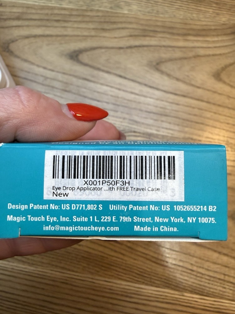 Magic Touch Eye Drop Helper Guide – Silicone Applicator