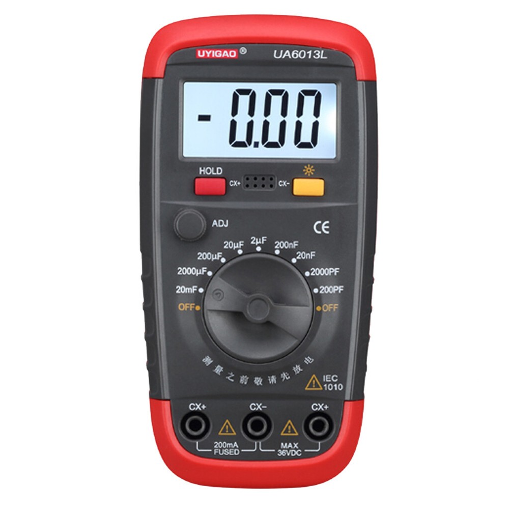 Capacitance Meter LCD Hold Low Voltage Indication