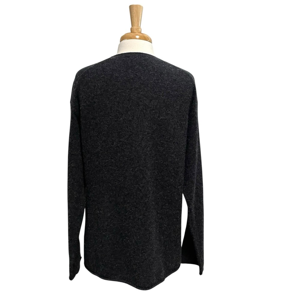 EVERLANE Wool Blend Cozy Stretch Pullover Sweater Charcoal Gray size Medium
