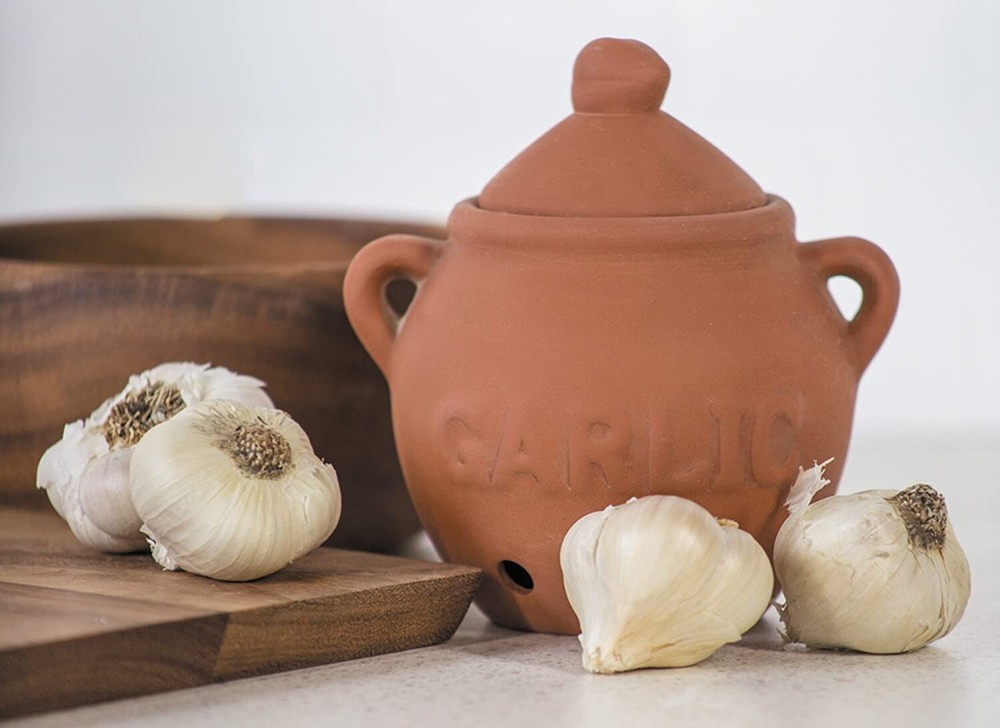Fox Run Terra Cotta Garlic Keeper (3936)