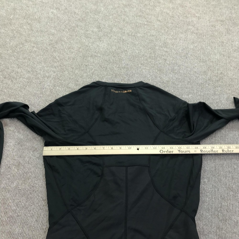 Tommie Copper Jacket Mens Large Black Compression Lower Back Support Zip Front