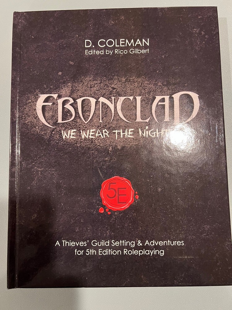Dungeons on Demand - D&D 5e - Ebonclad EX - Thieves Guild Setting & Adventures