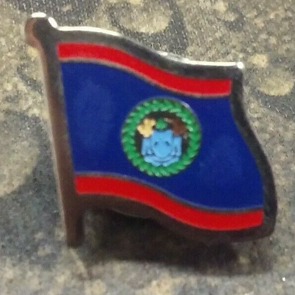 BELIZE flag pin badge