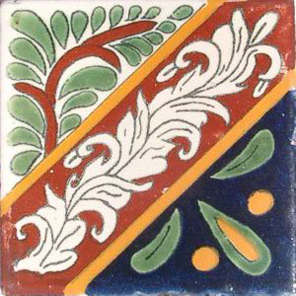 #C003 MEXICAN CERAMIC HANDMADE TALAVERA TILE SETS