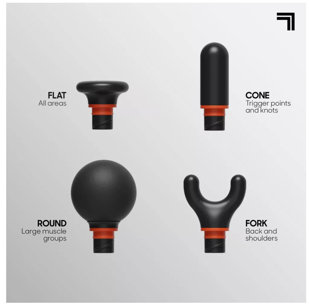 Massage Gun Sharper Image Powerboost Move 02 Percussion Massager Light Blue