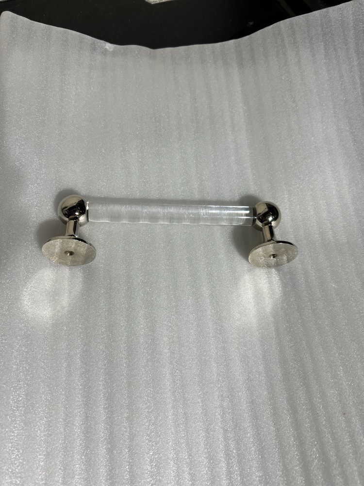WATERWORKS Highgate 4" CHROME PULL HANDLE NEW display item MAY HAVE LIGHT SCUFFS
