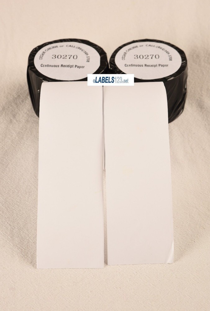Compatible Dymo 30270 Continuous Receipt Paper Rolls