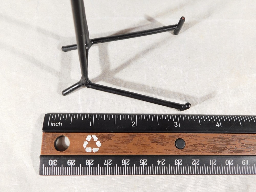 Easel Display Stand with Scroll Design! Black Iron Medium Size