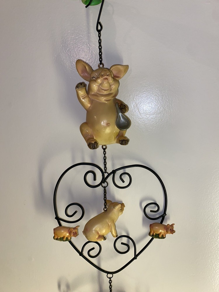 3 ft Long Pig Wind Chime