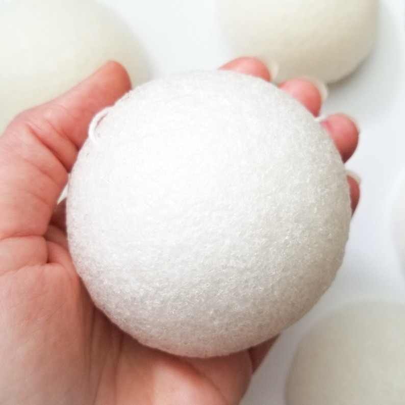 Konjac Face Sponge-Large-White