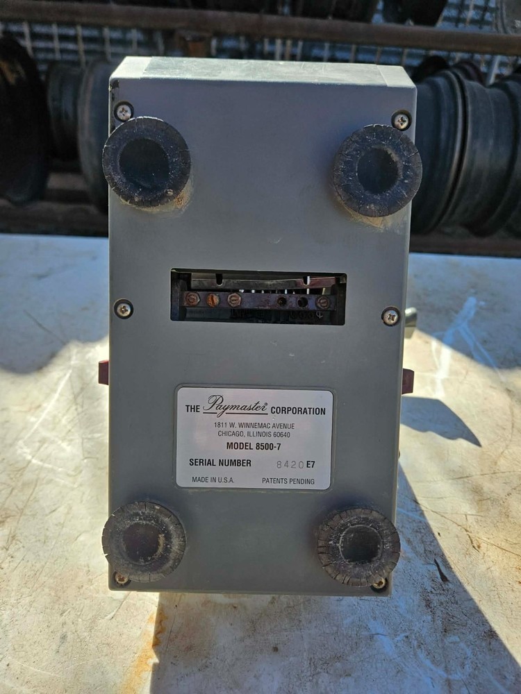 The Paymaster System Model#: 8500-7 Check Stamper Works Needs Ink