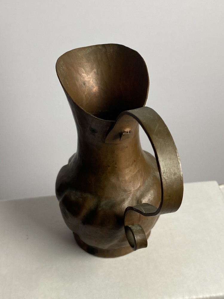 Hand Hammered Copper Pitcher 4”
