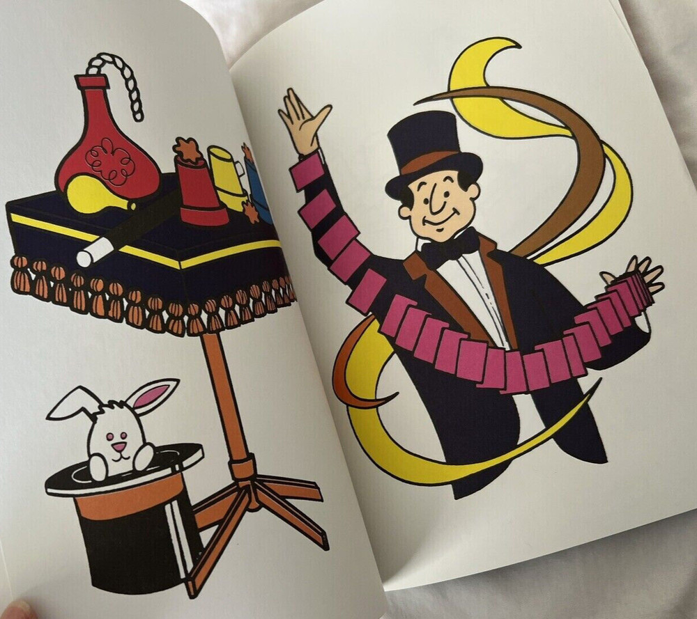 Magic Tricks "A Fun Magic Coloring Book" Small Version 5.5" x 4" Kid Size M4
