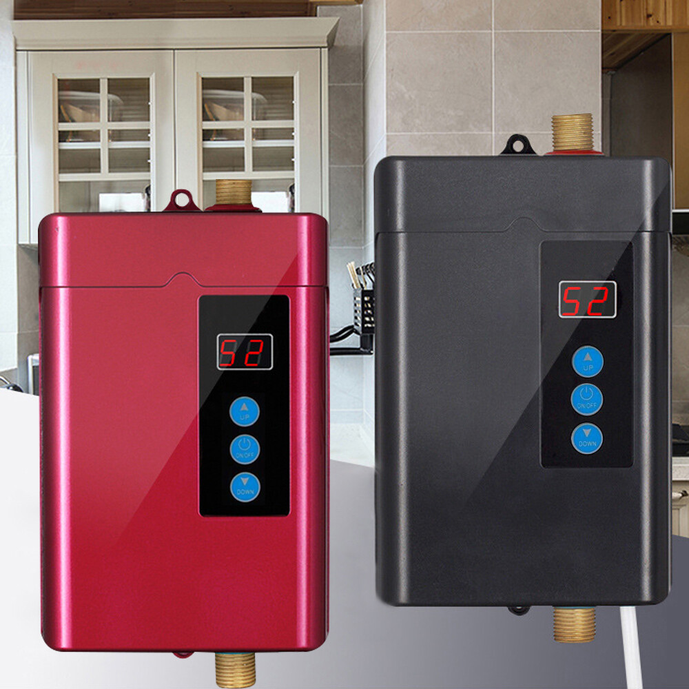 For Whole House Instant Water Heater Hot Water Tankless Heater 3KW With Remote