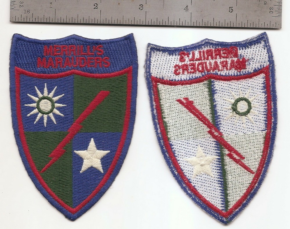#004 US ARMY MERRILL'S MARAUDERS PATCH TYPE 2