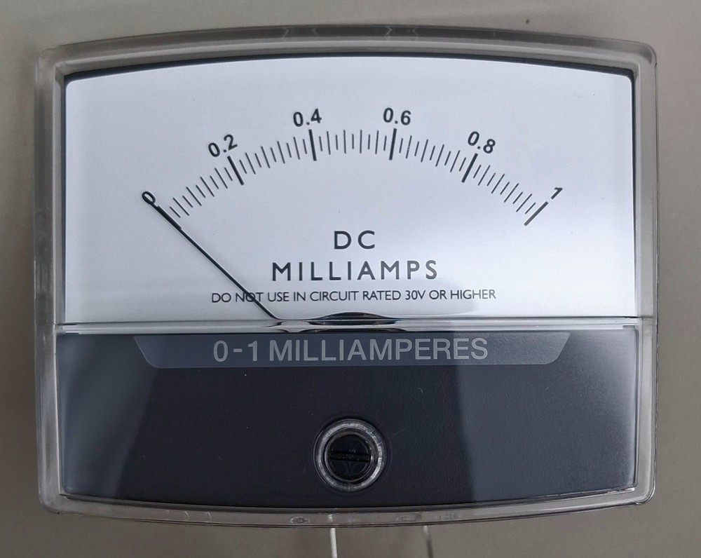 RadioShack Electronics Learning Lab Course, 28-280 DC Amp. Meter.