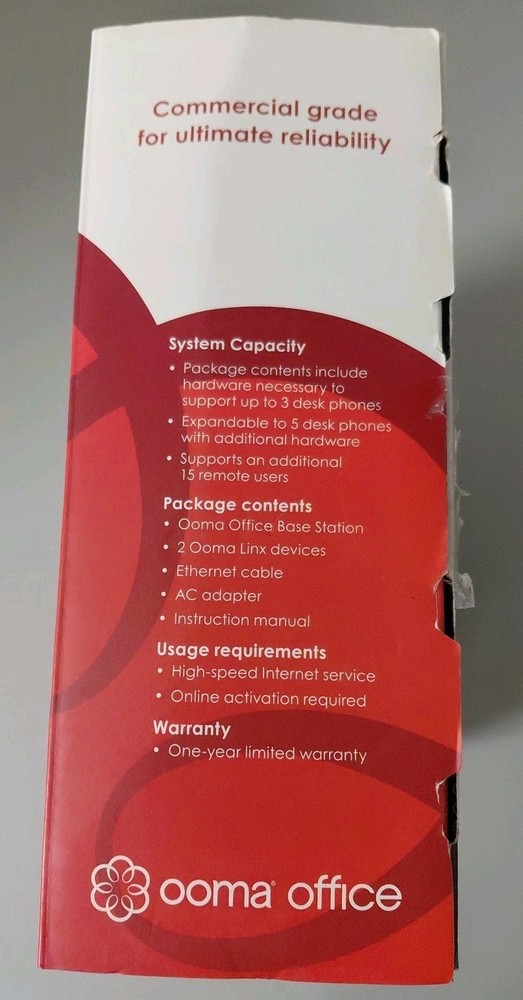Ooma Office Business Phone System with 2 Ooma Linx Devices