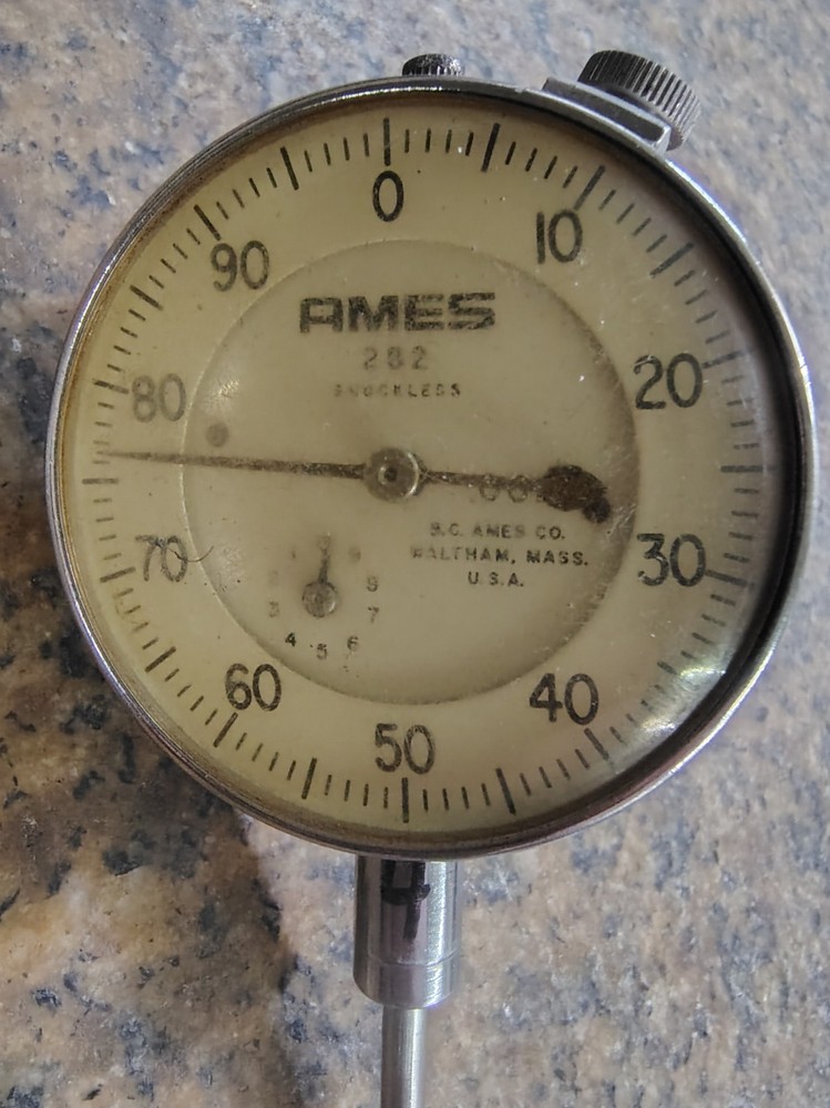 🗽AMES No282 DROP INDICATOR 0-1" SMOOTH MOVEMENT