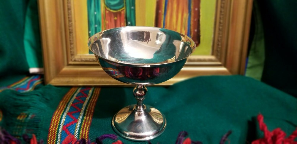 1 Vintage Silver Water Goblet